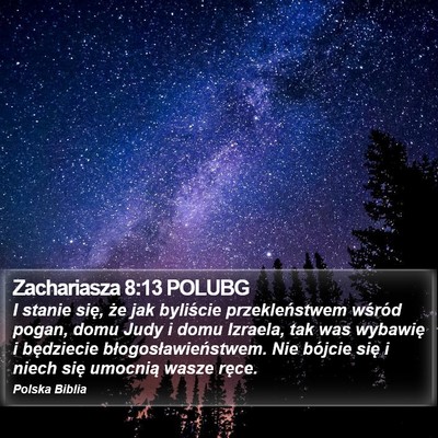 Zachariasza 8:13 POLUBG Bible Verse Image