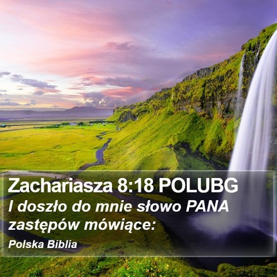 Zachariasza 8:18 POLUBG Bible Verse Image
