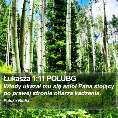 Łukasza 1:11 POLUBG Bible Verse Image