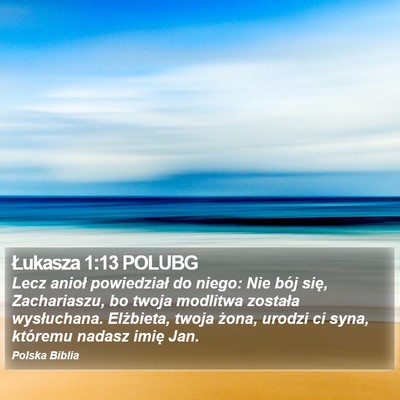 Łukasza 1:13 POLUBG Bible Verse Image