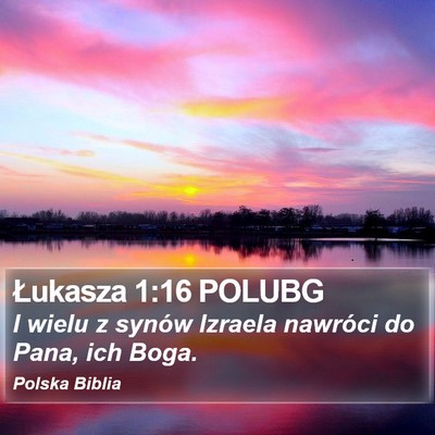 Łukasza 1:16 POLUBG Bible Verse Image
