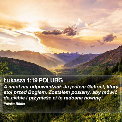 Łukasza 1:19 POLUBG Bible Verse Image