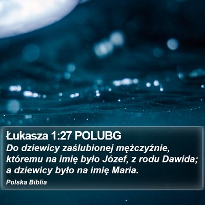 Łukasza 1:27 POLUBG Bible Verse Image