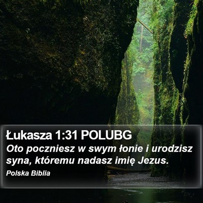 Łukasza 1:31 POLUBG Bible Verse Image