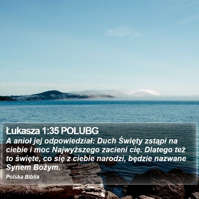 Łukasza 1:35 POLUBG Bible Verse Image