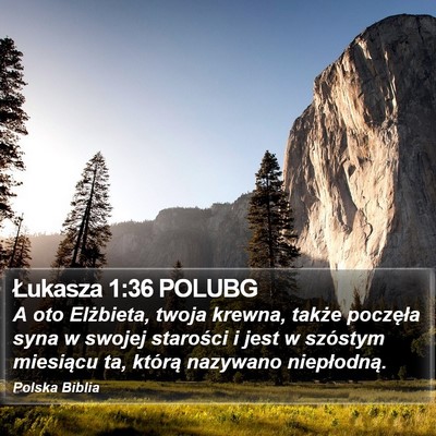 Łukasza 1:36 POLUBG Bible Verse Image