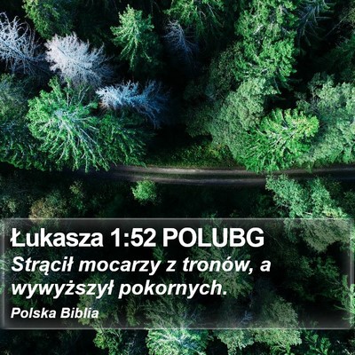 Łukasza 1:52 POLUBG Bible Verse Image