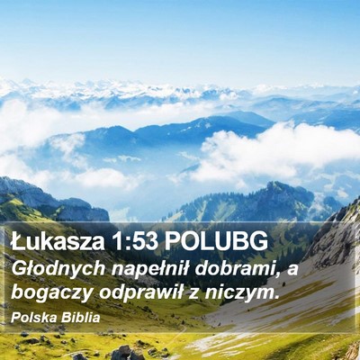 Łukasza 1:53 POLUBG Bible Verse Image