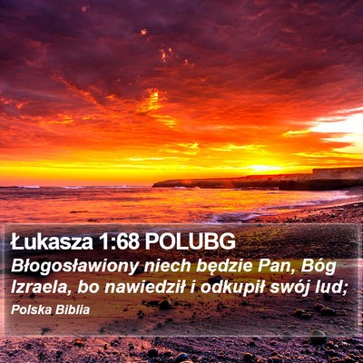 Łukasza 1:68 POLUBG Bible Verse Image