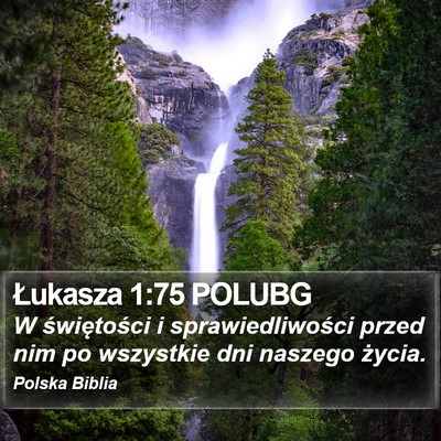 Łukasza 1:75 POLUBG Bible Verse Image