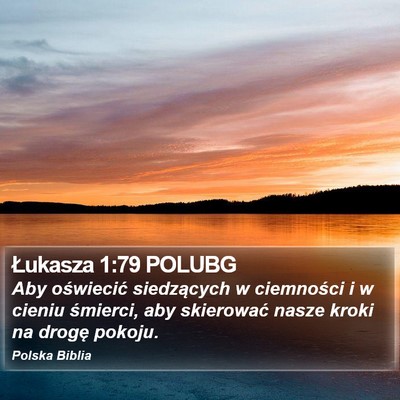 Łukasza 1:79 POLUBG Bible Verse Image