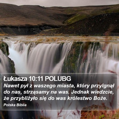 Łukasza 10:11 POLUBG Bible Verse Image