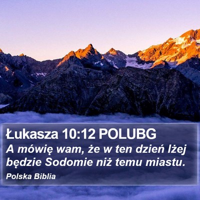 Łukasza 10:12 POLUBG Bible Verse Image