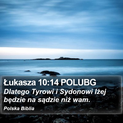 Łukasza 10:14 POLUBG Bible Verse Image