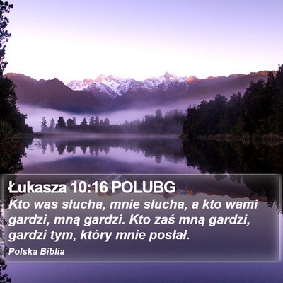 Łukasza 10:16 POLUBG Bible Verse Image