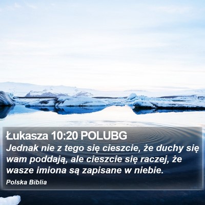 Łukasza 10:20 POLUBG Bible Verse Image