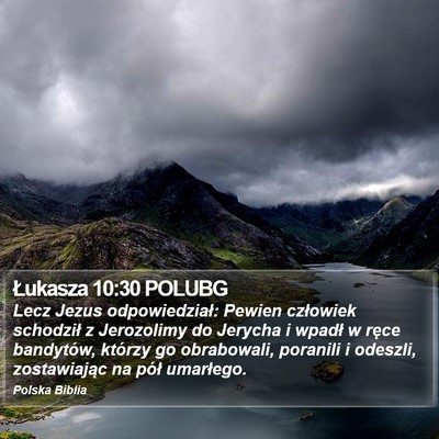 Łukasza 10:30 POLUBG Bible Verse Image