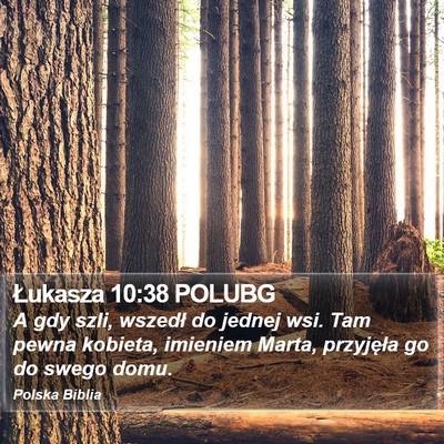 Łukasza 10:38 POLUBG Bible Verse Image