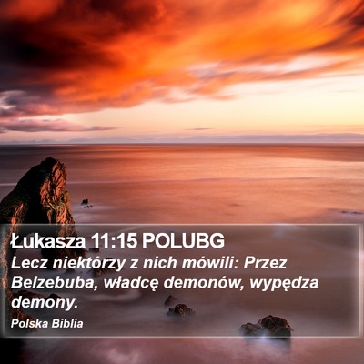 Łukasza 11:15 POLUBG Bible Verse Image