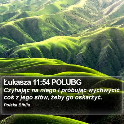 Łukasza 11:54 POLUBG Bible Verse Image