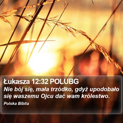 Łukasza 12:32 POLUBG Bible Verse Image
