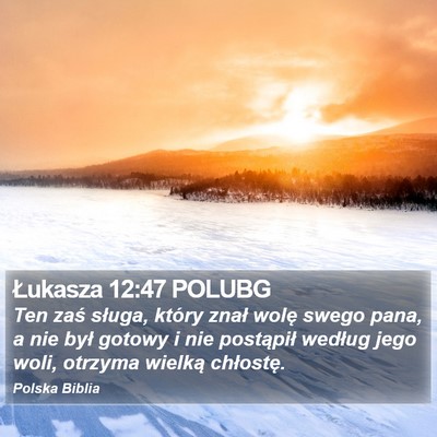 Łukasza 12:47 POLUBG Bible Verse Image