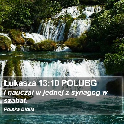 Łukasza 13:10 POLUBG Bible Verse Image