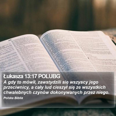 Łukasza 13:17 POLUBG Bible Verse Image