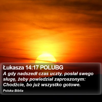 Łukasza 14:17 POLUBG Bible Verse Image
