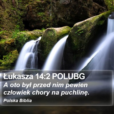 Łukasza 14:2 POLUBG Bible Verse Image