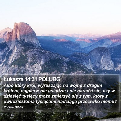 Łukasza 14:31 POLUBG Bible Verse Image