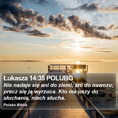 Łukasza 14:35 POLUBG Bible Verse Image