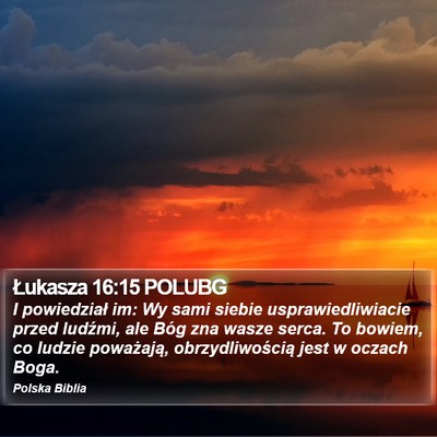 Łukasza 16:15 POLUBG Bible Verse Image