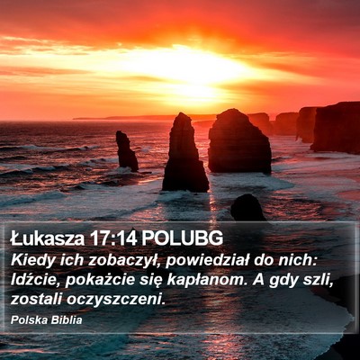 Łukasza 17:14 POLUBG Bible Verse Image