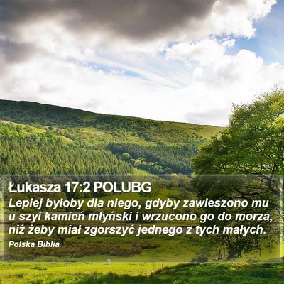 Łukasza 17:2 POLUBG Bible Verse Image