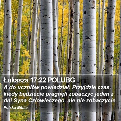 Łukasza 17:22 POLUBG Bible Verse Image