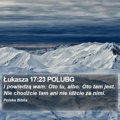 Łukasza 17:23 POLUBG Bible Verse Image