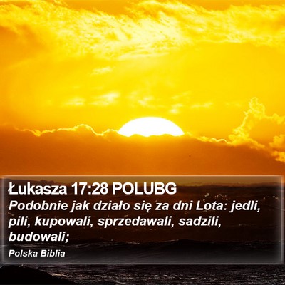 Łukasza 17:28 POLUBG Bible Verse Image