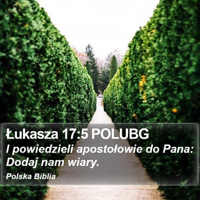 Łukasza 17:5 POLUBG Bible Verse Image