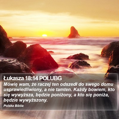 Łukasza 18:14 POLUBG Bible Verse Image