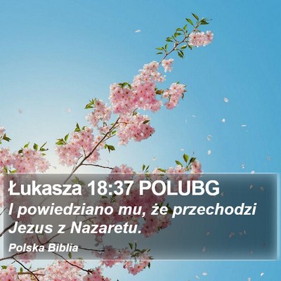 Łukasza 18:37 POLUBG Bible Verse Image