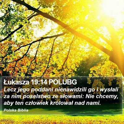 Łukasza 19:14 POLUBG Bible Verse Image