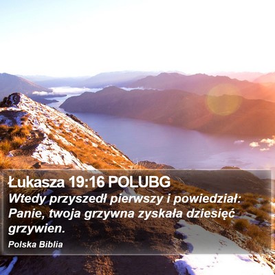 Łukasza 19:16 POLUBG Bible Verse Image