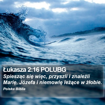 Łukasza 2:16 POLUBG Bible Verse Image