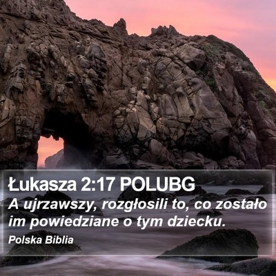 Łukasza 2:17 POLUBG Bible Verse Image