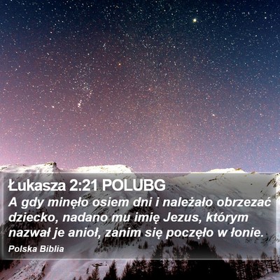 Łukasza 2:21 POLUBG Bible Verse Image
