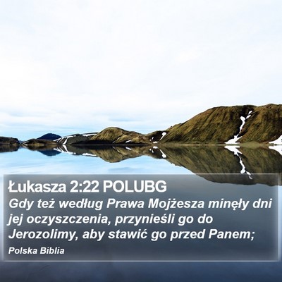 Łukasza 2:22 POLUBG Bible Verse Image