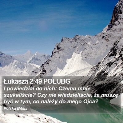 Łukasza 2:49 POLUBG Bible Verse Image