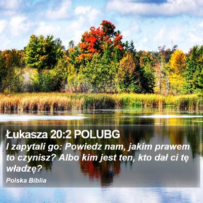 Łukasza 20:2 POLUBG Bible Verse Image
