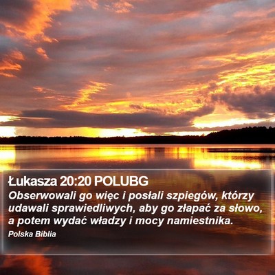 Łukasza 20:20 POLUBG Bible Verse Image